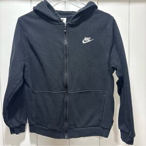 Nike Full Zip Hoodie Black Kids Youth Size XL Sweater Sweatshirt Fleece